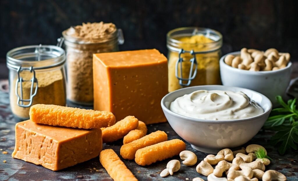 Assortment of Vegan Cheeses for Grilled Cheese