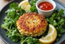 Vegan Crab Cakes with Classic Cocktail Sauce: A Delicious Plant-Based Alternative