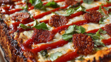 Vegan Detroit-Style Pizza