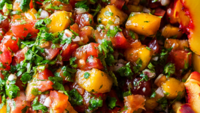 Fresh Tomato and Peach Salsa