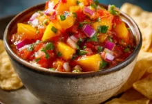Fresh Tomato and Peach Salsa: A Sweet and Tangy Delight