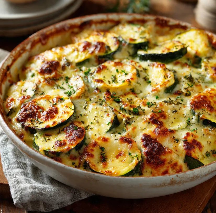 Loaded Zucchini and Squash Bake: A