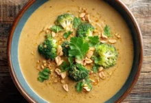 Vegan Peanut Soup with Broccoli and Apple: A Nutritious and Delicious Recipe