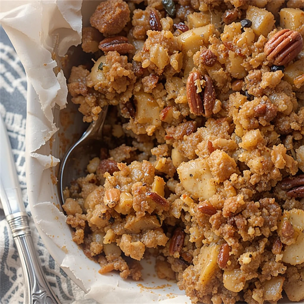 Vegan Walnut Apple Stuffing