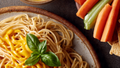 Bell Pepper Vegan Cheddar Sauce or Spread