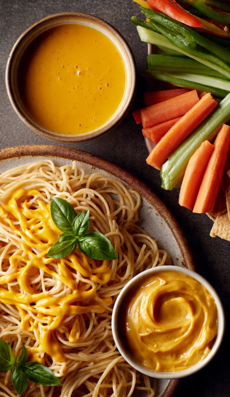 Bell Pepper Vegan Cheddar Sauce or Spread: A Delicious Dairy-Free Delight