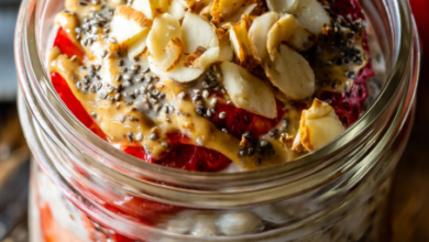Strawberry Almond Overnight Oats: Your New Favorite Make-Ahead Breakfast In a