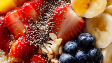Fruity Quinoa Breakfast Bowls