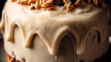 Vegan Cranberry Carrot Cake