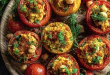Vegan Chickpea Deviled Tomatoes: A Delicious and Healthy Appetizer