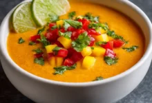 Cold Tomato Mango Coconut Soup: A Refreshing Summer Delight