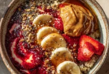 Peanut Butter and Jam Whole Grain Breakfast Bowls: A Nutritious and Delicious Start to Your Day