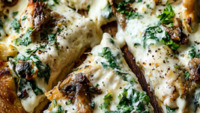 Homemade Chicken Alfredo Pizza