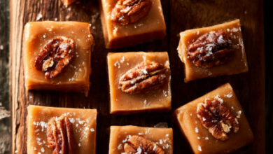 Honey Pecan Fudge Squares 
