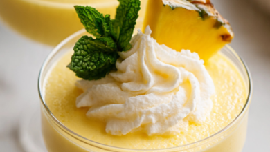 Creamy Pineapple Mousse