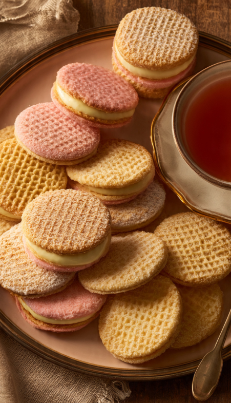 Parisian Cream Wafers: The Elegant, Buttery Cookie That Melts in Your Mouth