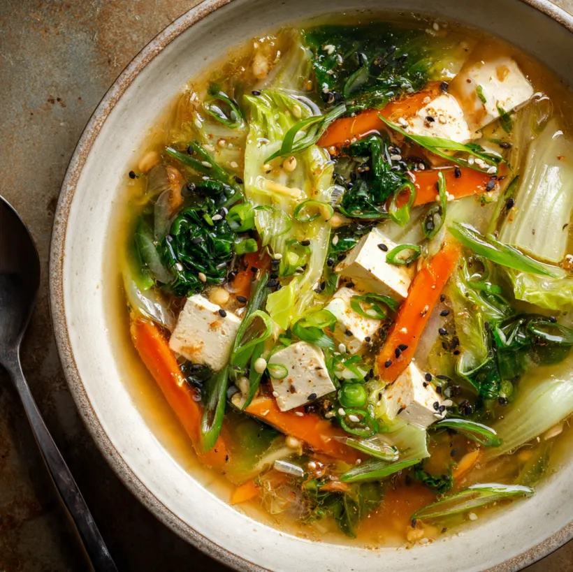 Quick Tofu Vegetable Soup with Napa Cabbage: Your 20-Minute Comfort Bowl