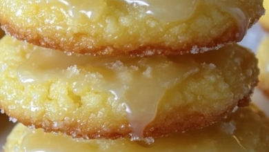 Delicate Lemon Glaze Cookies