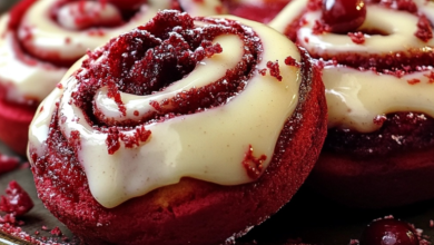 Red Velvet Cinnamon Rolls