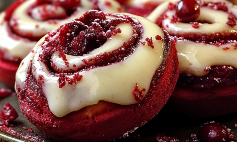Red Velvet Cinnamon Rolls