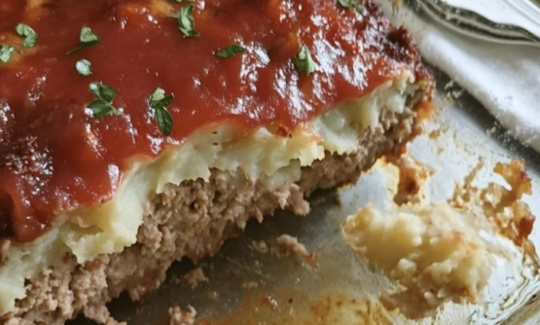 Mashed Potato-Stuffed Meatloaf