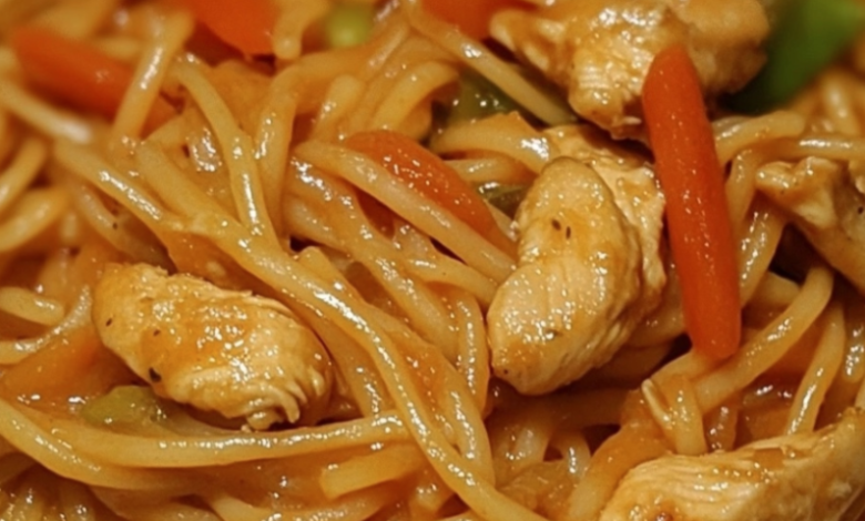 Easy and Quick Chicken Spaghetti