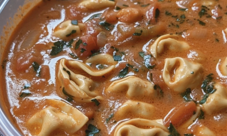 Cozy Up with Creamy Tomato Tortellini Soup