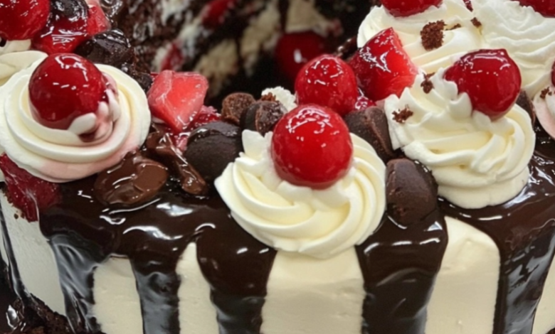 Black Forest Roll Cake
