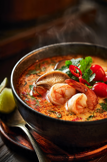AUTHENTIC Creamy Tom Yum Soup