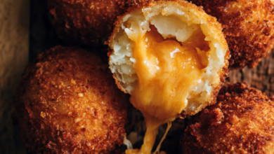 Crispy Potato Cheese Balls