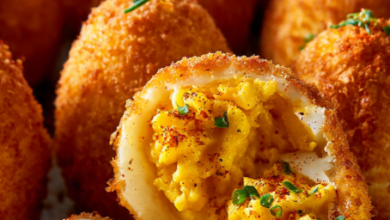 Deep-Fried Deviled Eggs