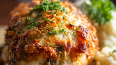 Homemade Longhorn Parmesan Crusted Chicken