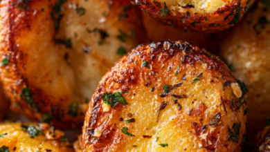 Garlic and Herb Baked Potatoes