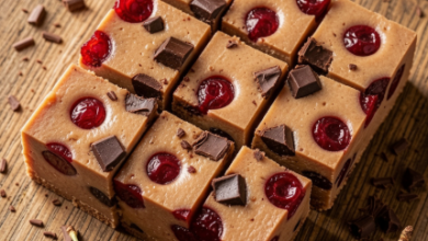 Homemade Cherry Garcia Fudge