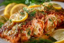 Crab and Shrimp Stuffed Salmon: A Gourmet Seafood Masterpiece