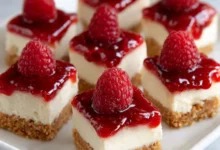 No-Bake Raspberry Cheesecake Bites: A Perfect Bite-Sized Dessert