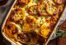Golden Layered Meat and Potato Casserole: Your New Go-To Comfort Food Masterpiece