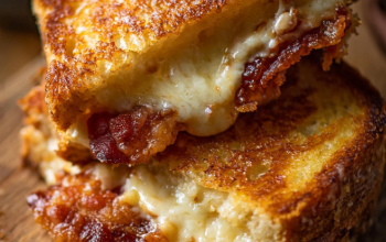 Gourmet Grilled Cheese with Bacon