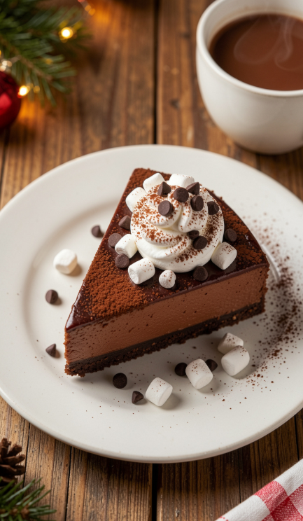 Slow Cooker Hot Cocoa Cheesecake: A Creamy Winter Dream in Every Bite