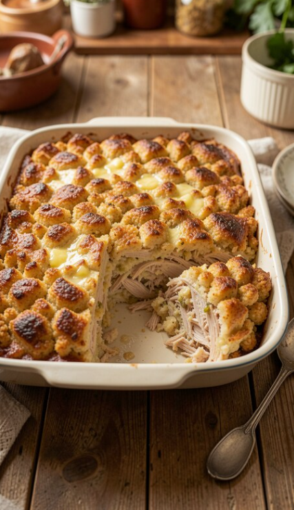 Leftover Turkey & Stuffing Casserole: The Ultimate One-Pan Comfort Meal!