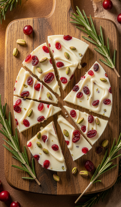 Easy No-Bake White Chocolate Cranberry Bark: The Perfect 5-Minute Holiday Treat!