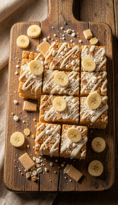 Ultimate Banana Pudding Rice Krispie Treats: A Nostalgic Twist on a Classic