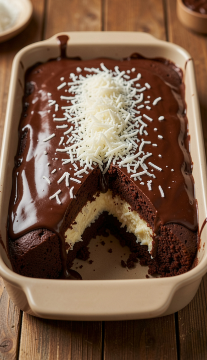 Mounds Bar… But Make It an Entire CAKE: The Ultimate Coconut-Chocolate Dream