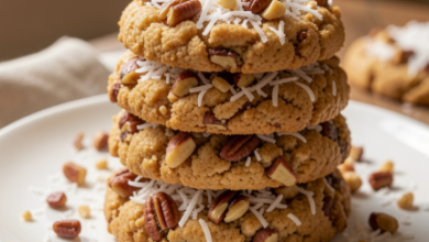 5-Ingredient No-Bake Coconut Pecan Cookies: Your New Favorite 15-Minute Treat cups sweetened