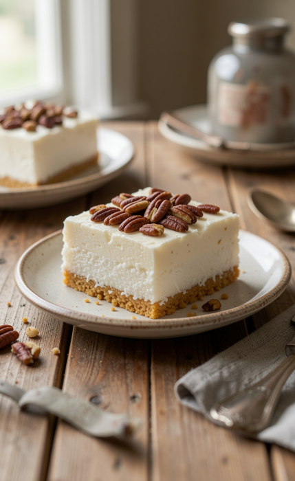 Easy No-Bake Dessert with Coconut and Pecans: A Dreamy Treat Without an Oven!