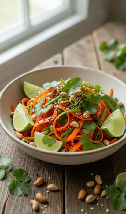 Carrot Ribbon Salad: The Viral Crunchy Salad Everyone Is Making