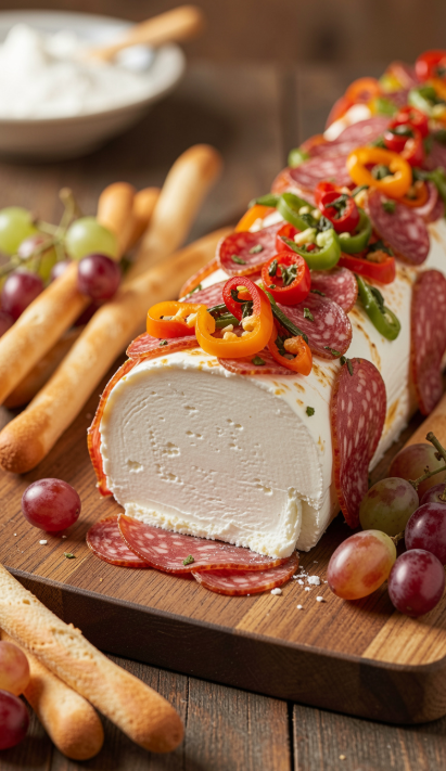 Antipasto Cream Cheese Log: The Ultimate Holiday Appetizer