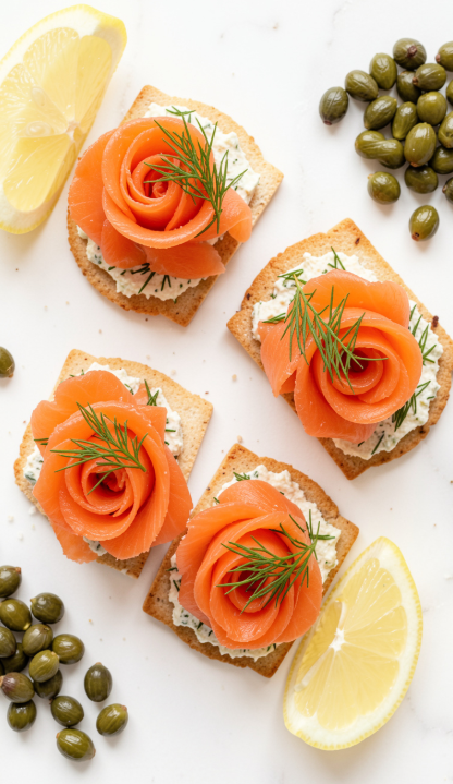 Smoked Salmon Roses: An Elegant Appetizer for Stunning First Impressions