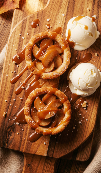 Irresistible Salted Caramel Apple Tarts Recipe Perfect for Fall Desserts and Sweet Treats