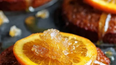 Honey Ginger Orange Cakes